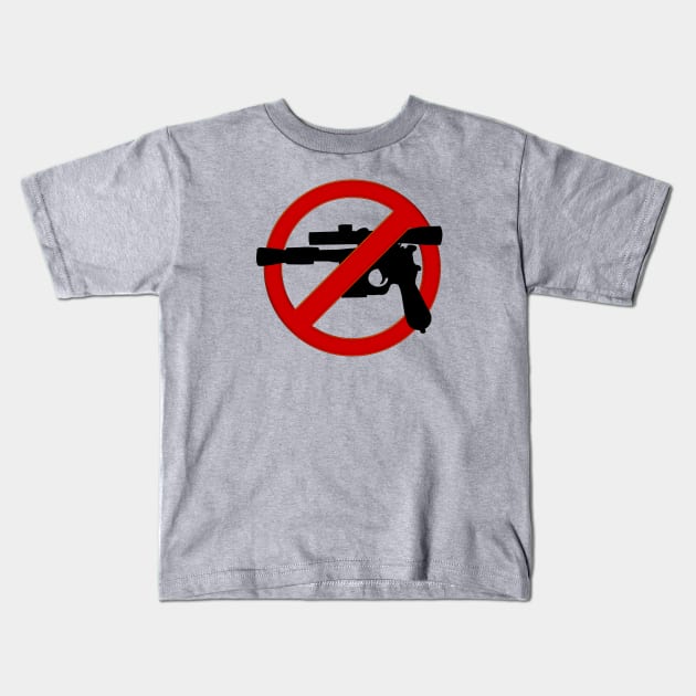 No Blasters! Kids T-Shirt by DavidWhaleDesigns